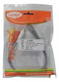 [LTA069  auxiliar] CABLE AUDIO-VIDEO VAPEX LTA069 PLUG A 3RCA