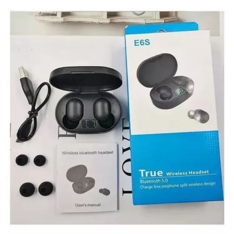 [A-E6S] AURICULAR E6S INALAMBRICO TRUE WIRELESS HEADSET