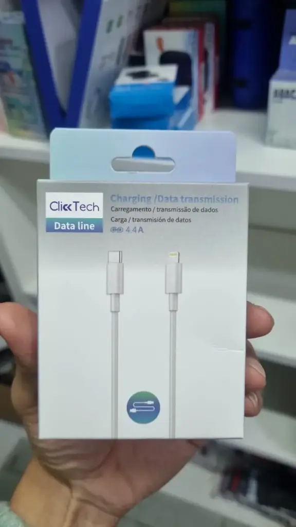 [F0V52540BPTTTKCAB] CABLE CLICTECH TIPO C A  IPHONE 
