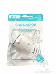 [7795234526657] CARGADOR IBEK CON SALIDA V8 2.1A Ib-2010 