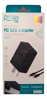 [6124151] CARGADOR PRO21 CON 1 PUERTO C + CABLE C A C 30W