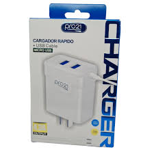 [6124052] CARGADOR PRO21 V8 + 2 PUERTO USB   4.3A 18W