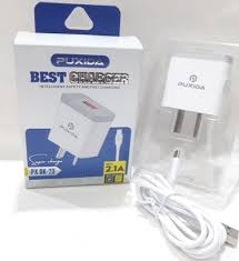 [PXDK-23] CARGADOR PUXIDA CON 1 PUERTO + CABLE USB  V8 2.1A