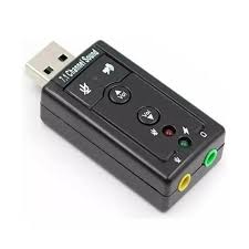 PLACA DE SONIDO USB  PARA PC
