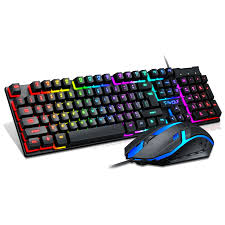 TECLADO + MOUSE CON CABLE T-WOLF 