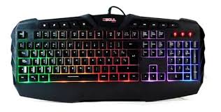 TECLADO USB  CON LUCES GAMER SOUL  GAME-XK700