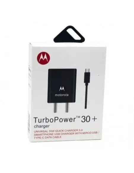 CARGADOR V8 MOTOROLA 30W ENTRADA USB  