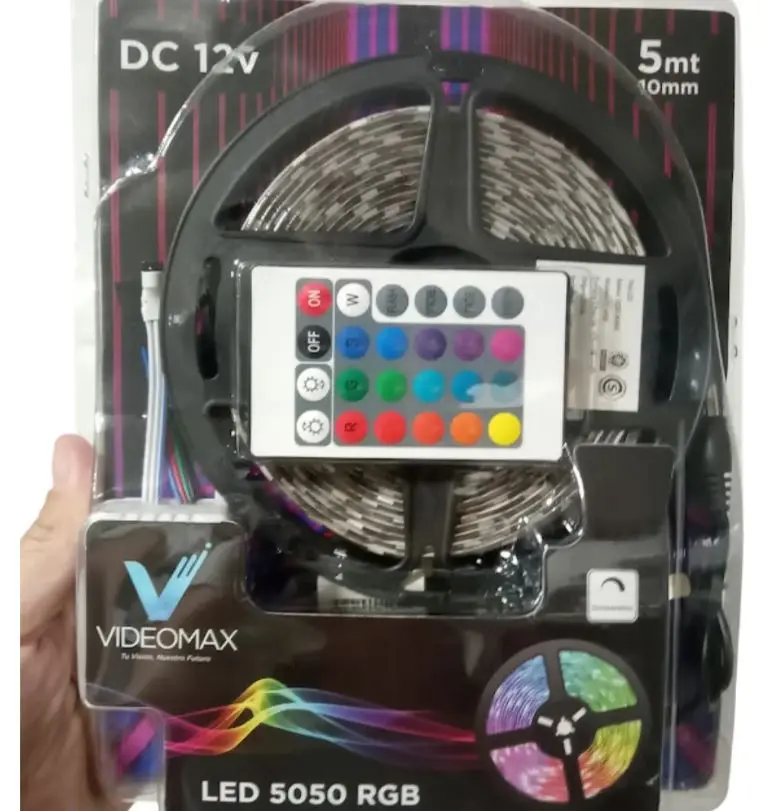 TIRA DE LUZ LED  5050 RGB VIDEO MAX