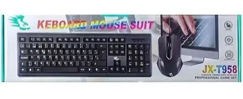 TECLADO + MOUSE CON CABLE GAMER SEIS MODELO T958