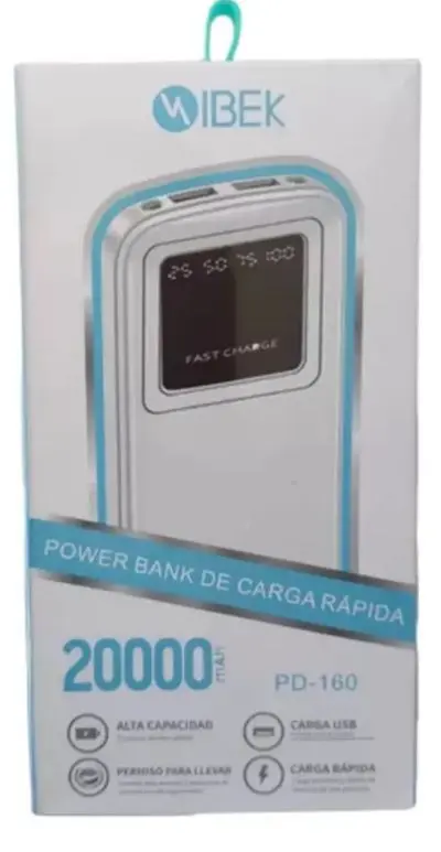 POWER BANK VISOR IBEK 20000 MAH PD160