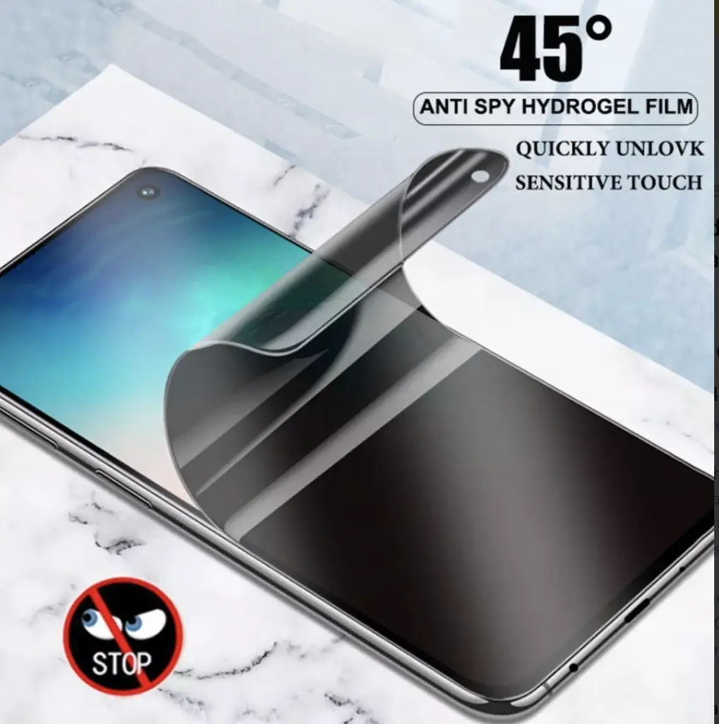 PROTECTOR DE PANTALLA HIDROGEL ANTI ESPIA