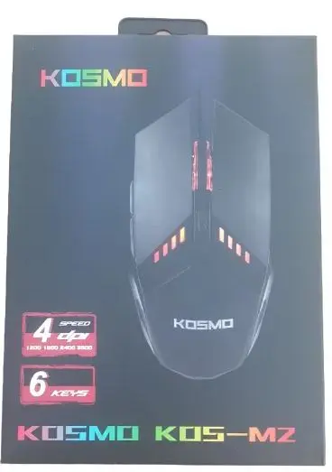 MOUSE GAMER CON CABLE KOSMO KOS-M3