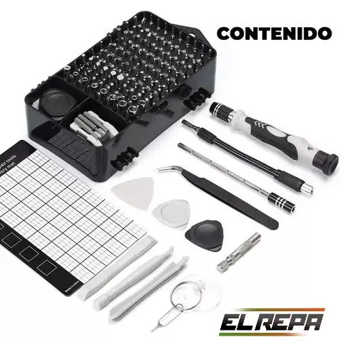  KIT set Destornilladores 122 PIEZAS en 1 GTOOLS 30-A49