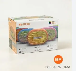 PARLANTE BLUETOOTH 3 COLORES MS-2209BT