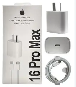 CARGADOR IPHONE 16 PRO MAX 35W FOX