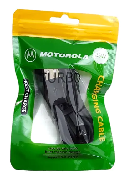 CABLE MOTOROLA TIPO C CARGA RAPIDA BOLSITA