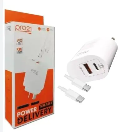 CARGADOR PRO21 C A C QC 20W TURBO